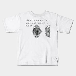 Time Is Money Kids T-Shirt